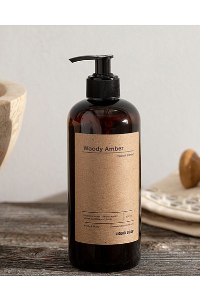 English Home Woody Amber - Liquid Soap