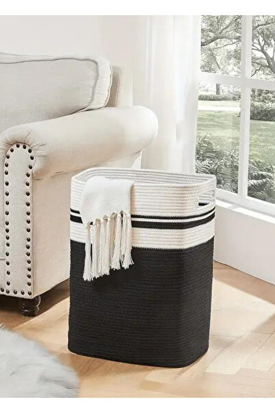 HomeTurko Καλάθι απλύτων - Μαύρο - 20 L