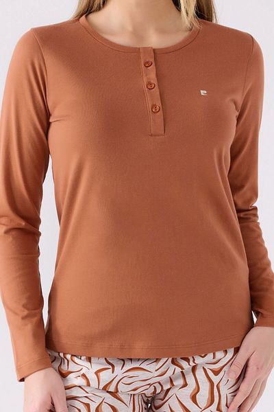 Pierre Cardin 8862 Μοντέλο Μακρυμάνικο Γυναικείο Σετ Πυτζάμες