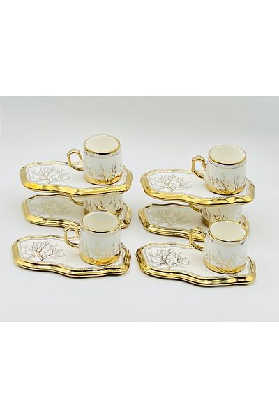 İnter Interlife Porcelain Coffee Cup Set - Catering Tree Model