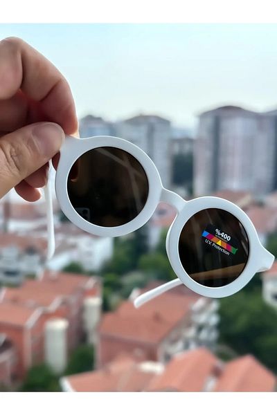 Bonicce 1-10 Years Scandinavian White Sunglasses - Uv400 + Glasses Box