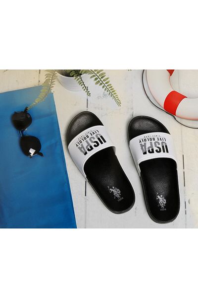 U.S. Polo Assn. Ανδρικές παντόφλες 3M Gusty 3Fx 101369445   Λευκό