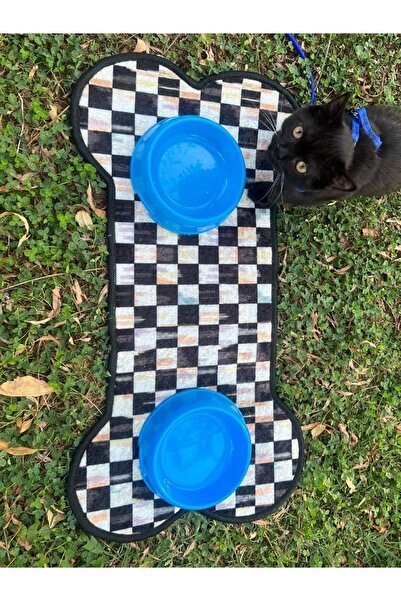 Brillant Evcıl Hayvan Mama Altı Paspası - (70 X 36 ) Siyah