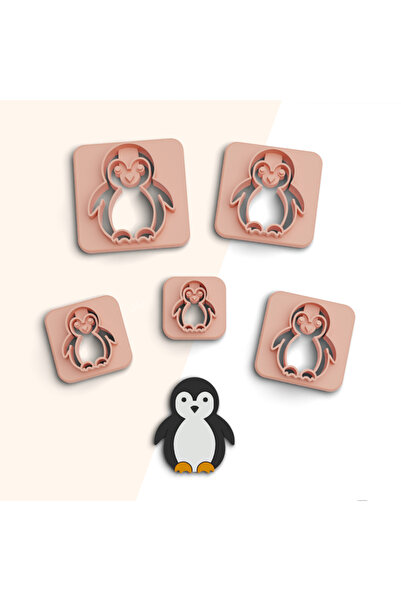 brocutters Penguin Polymer - قالب كوكي وأقراط من السيراميك مقاس 5، رقم: 512