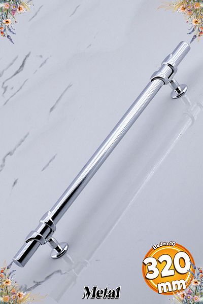 Badem10 Spade Metal Handle 320 mm - 32 cm Chrome Color Furniture Kitchen Drawer Cabinet Cabinet Handles Handle Handle