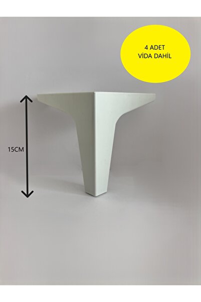 HOMDEP Kanepe Koltuk Tv Ünitesi Konsol Yükseltme PARİS Model Plastik Ayak 15 ...