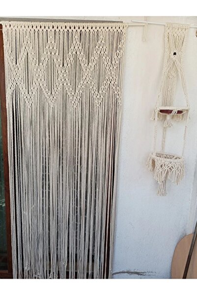 BMKAMacrame Macrame Rope Curtain/ Door Ornament