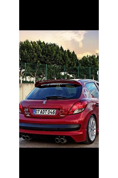 3mgarage Peugeot 207 Bagaj Spoiler Boyasız