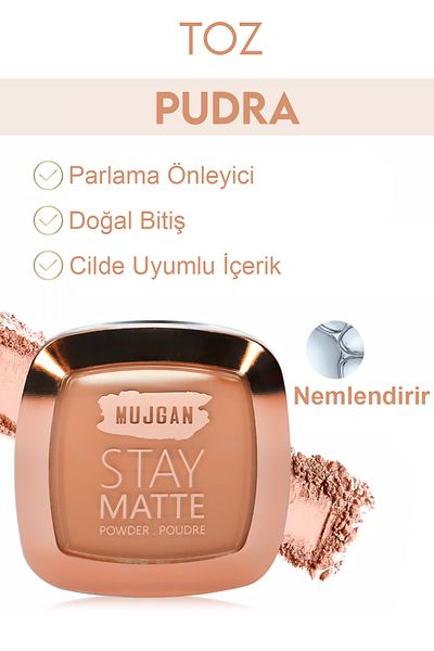 MUJGAN Powder Colored Stay Matte Foundation