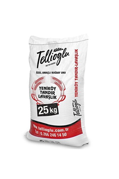 tellioğlu Tandırlık Yufkalık 25 kg Buğday Unu