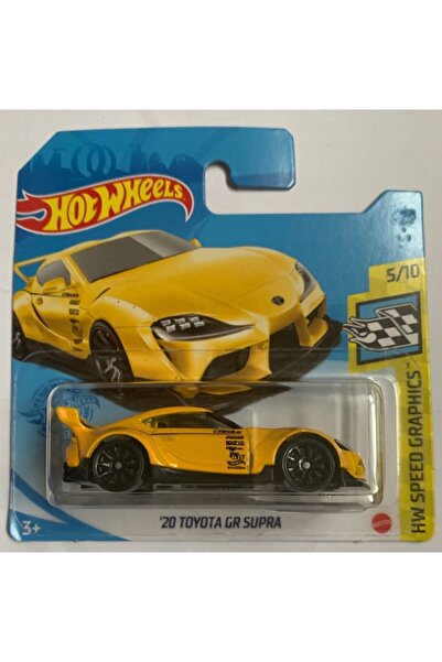 HOT WHEELS 20 Toyota Gr Supra Sarı - 1:64 Ölçek Toyota Supra