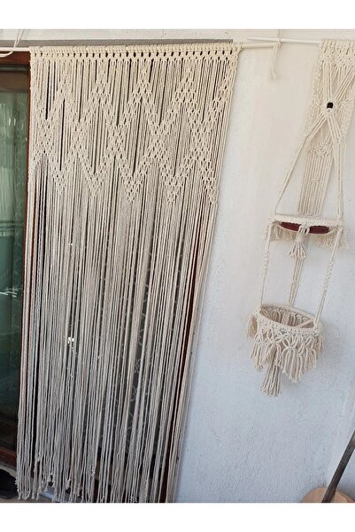 BMKAMacrame Macrame Rope Curtain/ Door Ornament