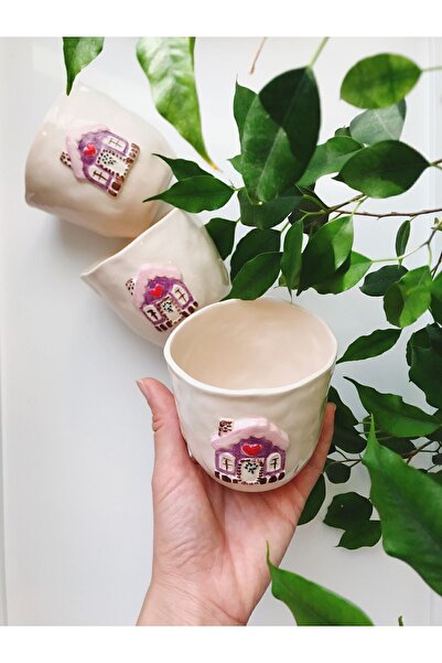 WEBBMODA Handmade Purple Home Mug Cup