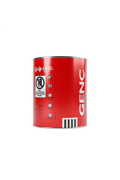 GENÇ Selülozik Parlak Ahşap Boyası 7111 Metalik Gri 0.75 L