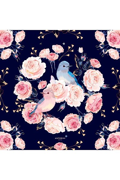 ANTORINI Paradiso Italian - Ediție Limitată Produs manual Foulard Bandana Shawl Como Scarf