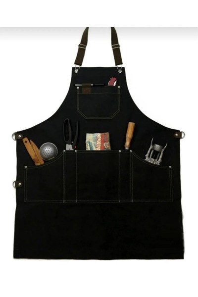 İsra Askılı Çömlek Resim Sanat Önlüğü Master Chef Cafe Restaurant Şef Garson ...