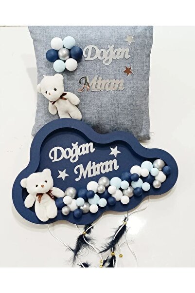 bebek atölyem Kişiye Özel El Işi Yastıklı Kapı Süsü