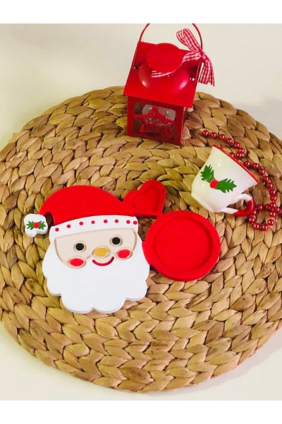 Den Tasarım Hediyelik Santa Claus Presentation Holder and Kokina Coffee Cup
