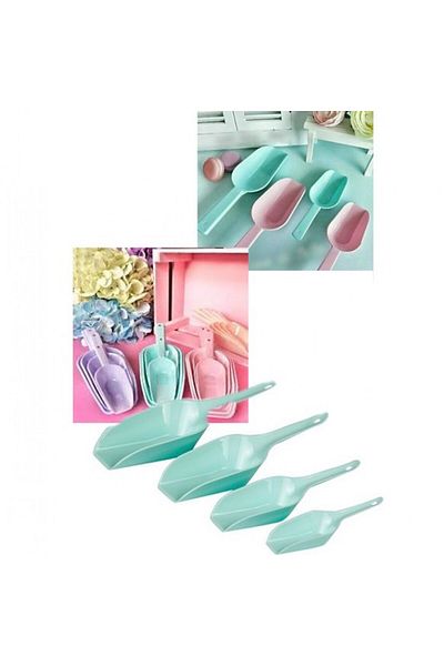 LUCKYHOMES Sc-212 Model 4-Piece Measuring Spoon Set - Serving and Spice Spoon