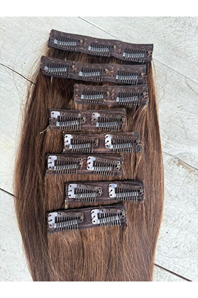 Suzan Peruk 8 Parça Çıt Çıt Saç Doğal Gerçek Saç Suzan peruk