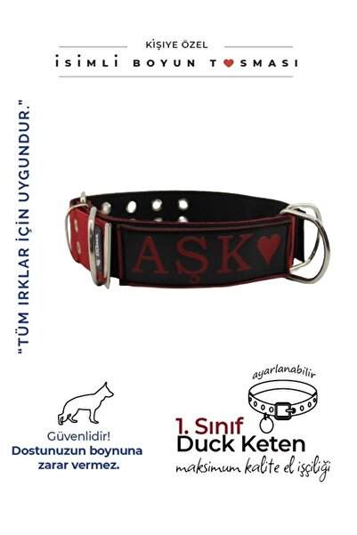MgTasma Kişiye Özel, Isimli K9 Köpek Tasması, Boyun Tasması