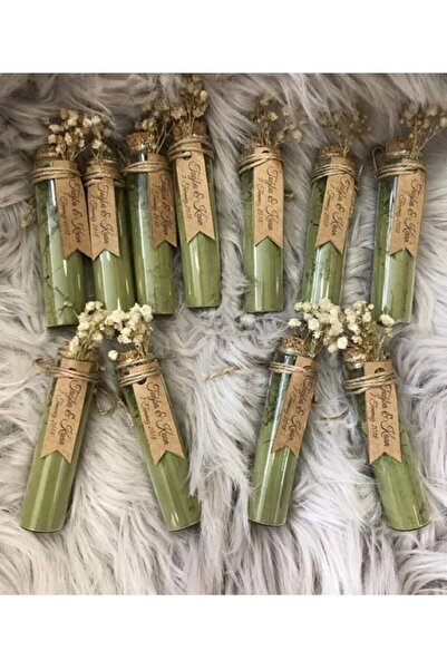 PASAMİA Hediyelik Kına Cam Tüp Şişe (25 ADET)