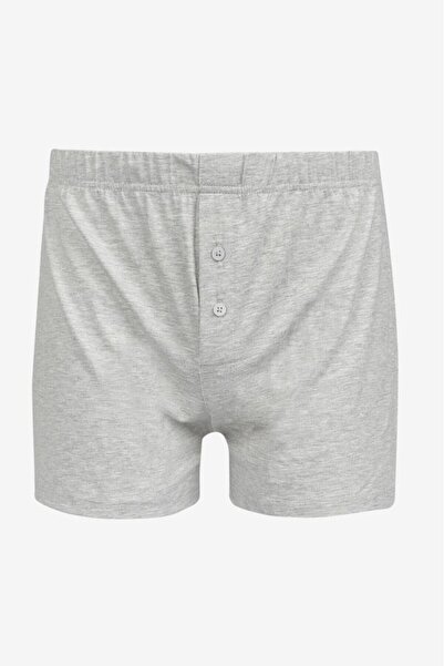 Bolero Düğmeli Gri Erkek Boxer