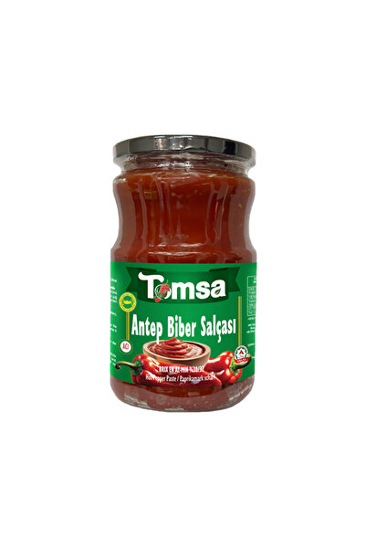 Tomart Tomsa Ev Tipi G.antep Kaynatma Usulü Acı Biber Salçası Cam 720 gr
