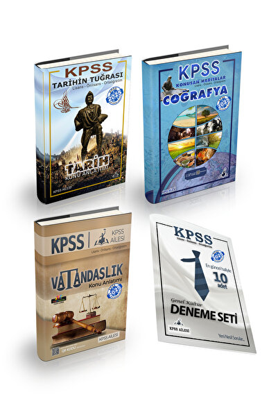 kpss ailesi | Genel Kültür 4'lü Set