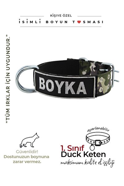 MgTasma Kişiye Özel, Isimli K9 Köpek Tasması, Boyun Tasması