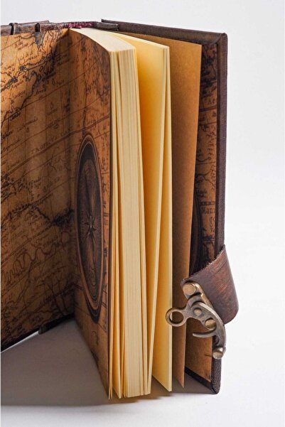 GUETTA Jurnal de însemnări din piele naturală realizat manual, hârtie Şamua Arborele vieţii