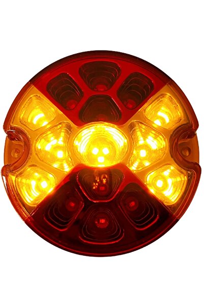 SEDEF LED SHOP 3 Fonksiyonlu Stop Lamba Su Geçirmez 12-24 Volt Uyumlu 1 Adet 9.2 Cm
