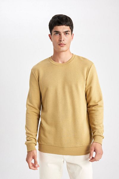 DeFacto Crew Neck Regular Fit pulóver