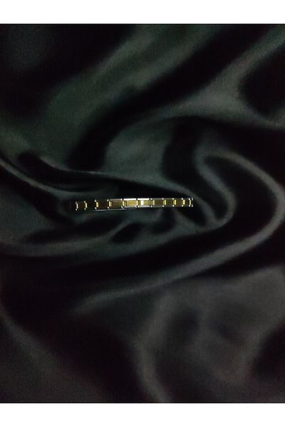 Gracee Italian Nomi Thin Charm - No Lettering, Bezel and Body Gold Color Steel Bracelet