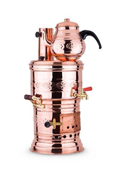 NERGIZ Bakır Semaver 7 Litre