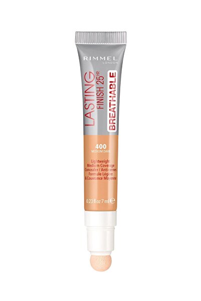 RIMMEL LONDON Kapatıcı - Lasting Finish 25HR Breathable Concealer 400 Medium Dark 3614224426033