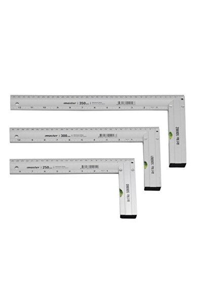 Genel Markalar Alüminyum Terazili L Gönye - 30cm