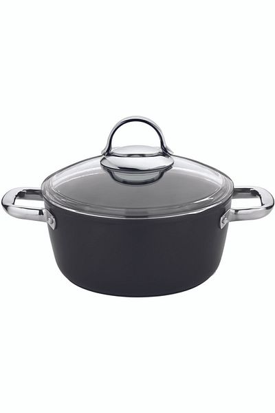 SAFLON Titanium Coated 28 Cm Deep Pot 7.5 Liters