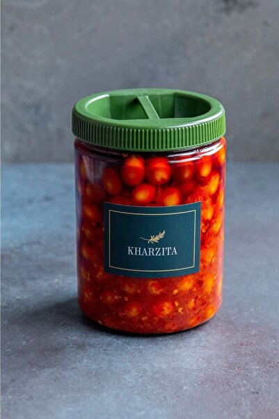 Kharzita Acı Biber Soslu Yeşil Zeytin 1 Kg