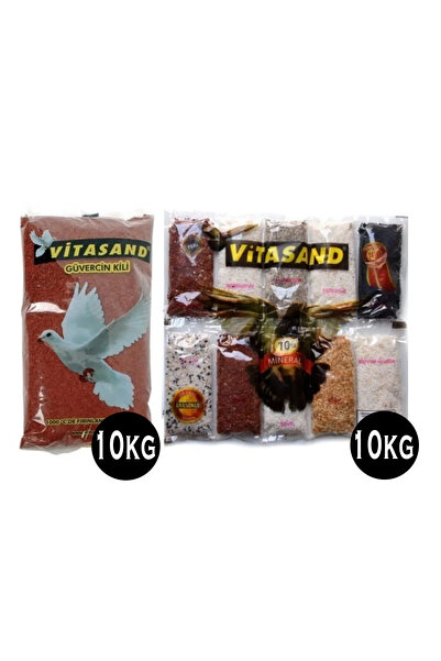 Fauna Pet Supplies 20kg Mineral Taşı ve Kil (Kuş Güvercin Tavuk Posta Oyun Ta...