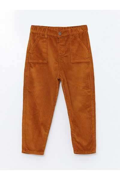 LC Waikiki Elastic Waist Corduroy Pants for Baby Boy