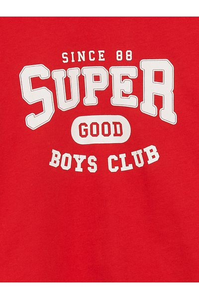 LC Waikiki Baby Boy - Crew Neck and Printed Long Sleeve T-Shirt