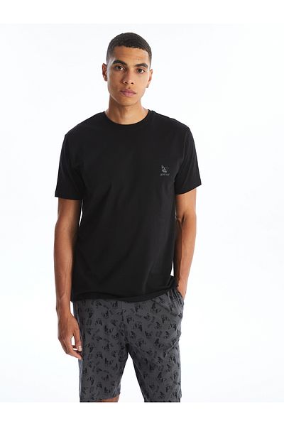 LC Waikiki Men's Pajama Set - Standard Fit and Shorts