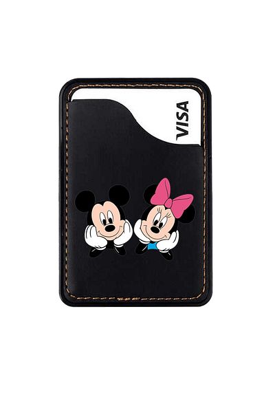 omix X300 X400 X500 X600 X700 X5 X6 X7 X3 X6 X7 Leather Card Holder Case Minnie Mickey