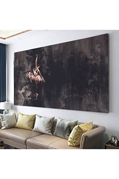 PrintiesPlus Dekoratif Balerin Kanvas Tablo Duvar Dekoru
