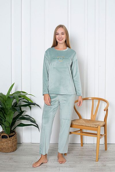 Asel Velvet Women's Pajama Set