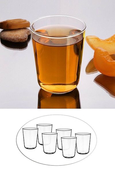 Paşabahçe Otto Water Glass 6 Pieces 250cc