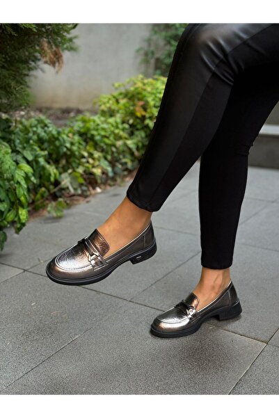 DİVA Diva Platin Cilt Tokalı Kadın Günlük Ayakkabı