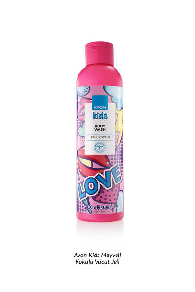 AVON Kids Ferahlatıcı Kokulu 2'si 1 Arada Şampuan ve Vücut Jeli 200ml