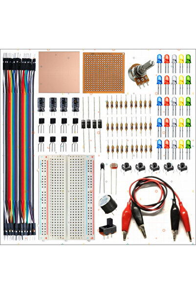 URETMAKER BREADBOARD TEMEL ELEKTRONİK EĞİTİM SETİ